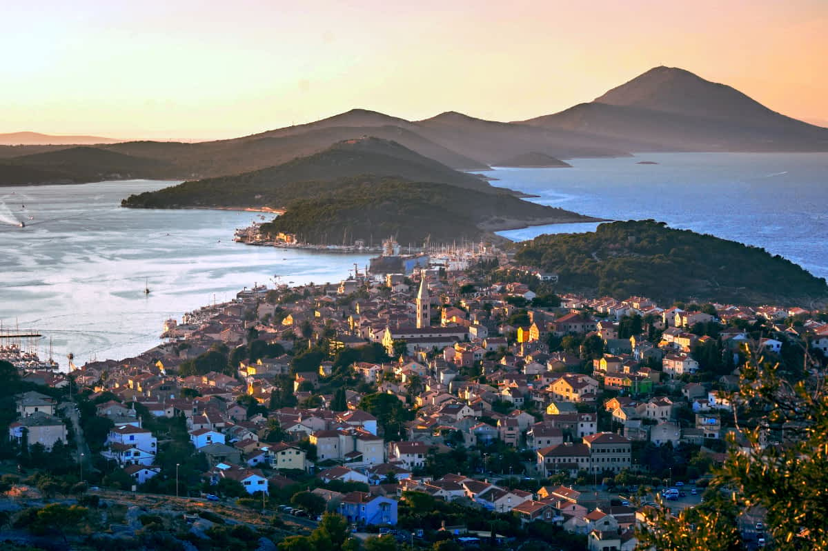 Above view of Mali Losinj