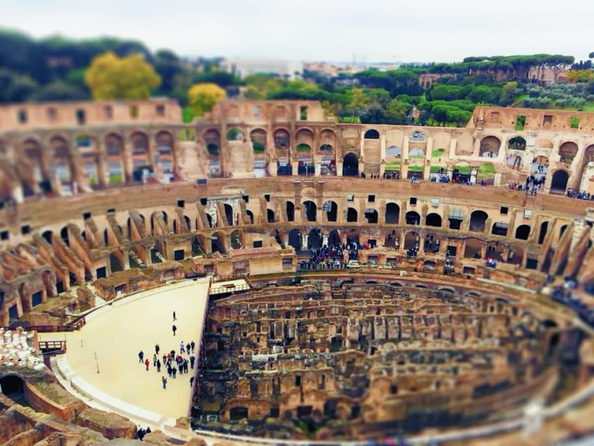 View from the Upper Tiers of the Colosseum